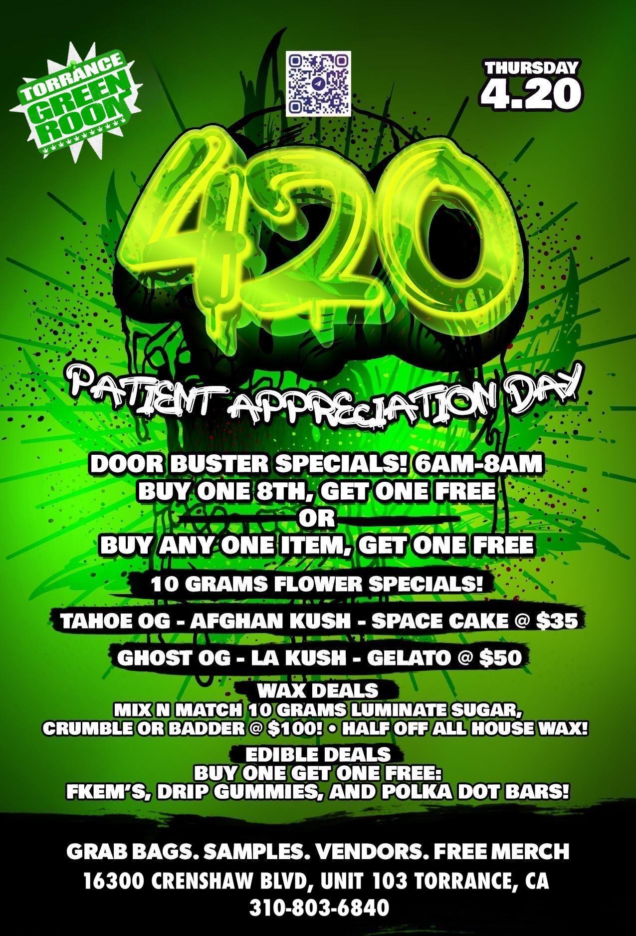 420 Deals Torrance Green Room